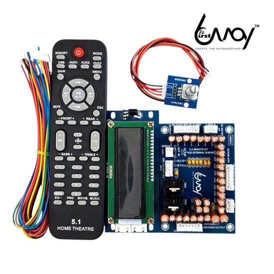 FIRSTWAY 5.1 Channel Remote Kit | 6Ch Volume, Gain, Bass & Treble Control with Remote FIRSTWAY 5.1 Channel Remote Kit | 6Ch Volume, Gain, Bass & Treble Control with Remote
