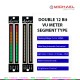 FIRSTWAY Dual 12-Segment Stereo LED Audio Level VU Meter Module